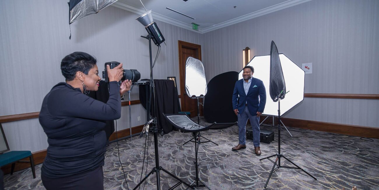Where confidence meets the camera. Step into the Headshot Lounge to refresh your personal brand with a polished, professional photo—captured by a skilled photographer and ready to elevate your LinkedIn, website, or firm profile.